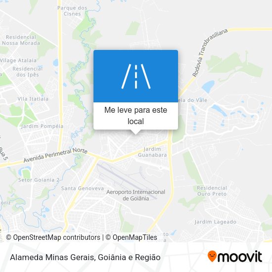 Alameda Minas Gerais mapa