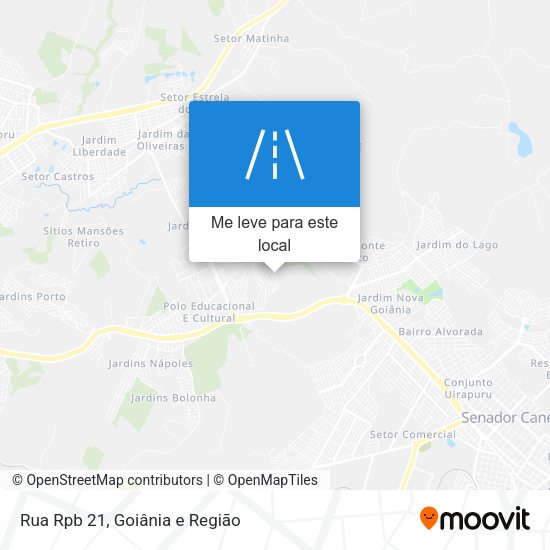 Rua Rpb 21 mapa