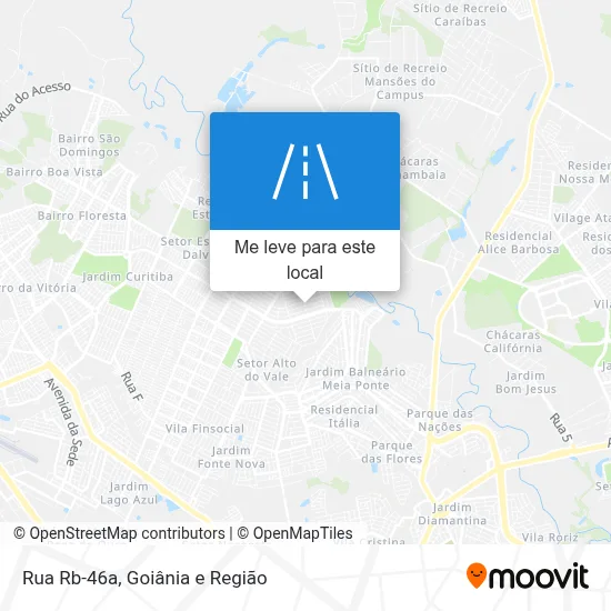 Rua Rb-46a mapa
