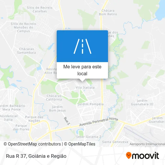 Rua R 37 mapa