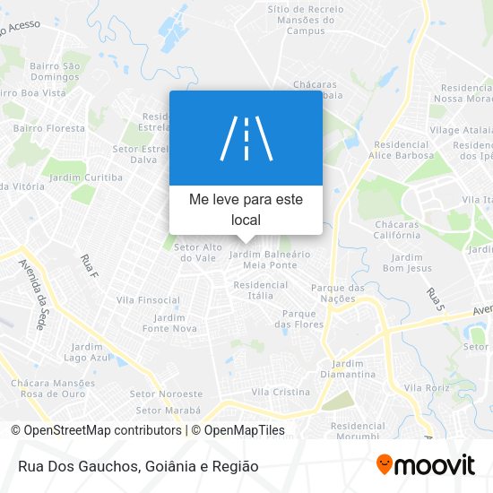 Rua Dos Gauchos mapa