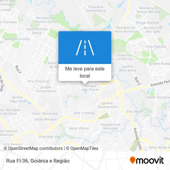 Rua Fl-36 mapa
