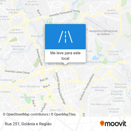 Rua 251 mapa