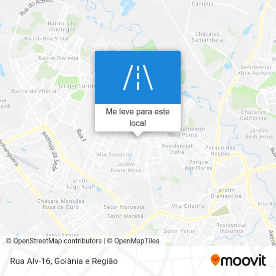 Rua Alv-16 mapa