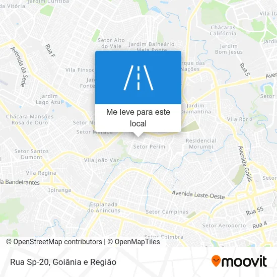 Rua Sp-20 mapa