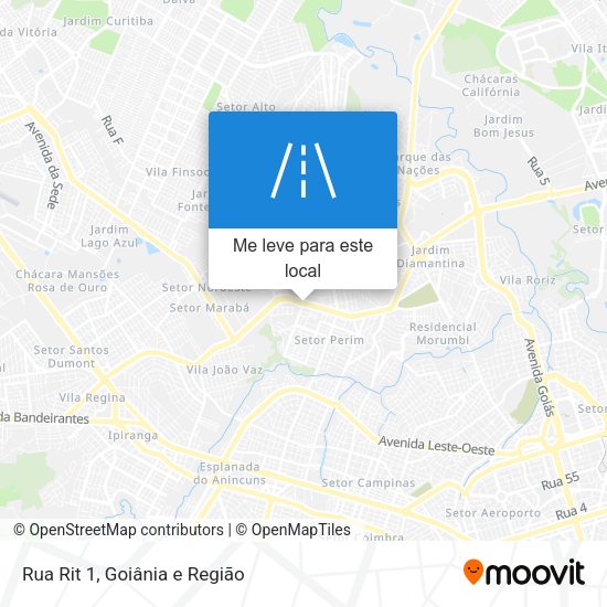Rua Rit 1 mapa
