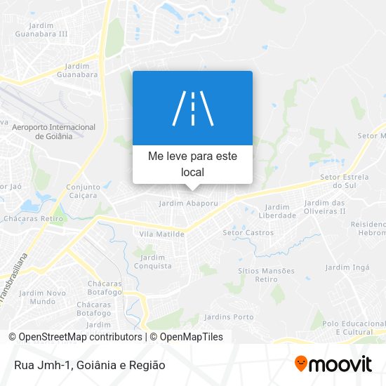 Rua Jmh-1 mapa