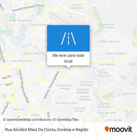 Rua Alcides Maia Da Costa mapa