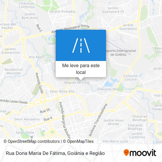 Rua Dona Maria De Fátima mapa