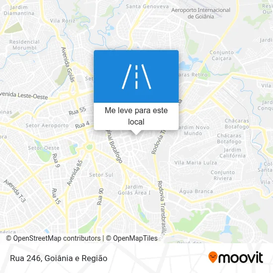 Rua 246 mapa