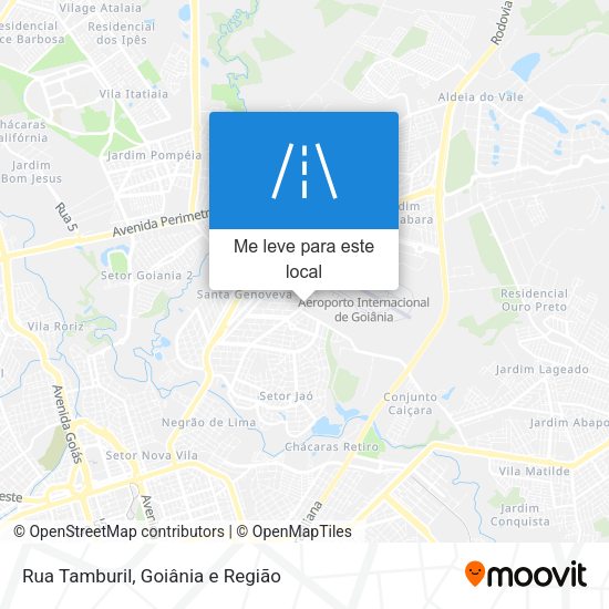 Rua Tamburil mapa
