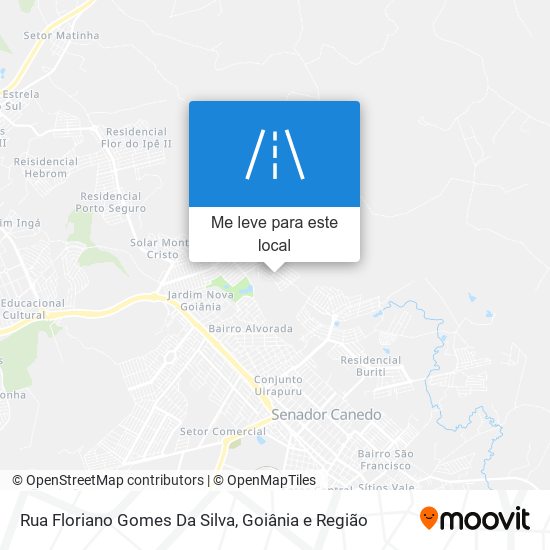 Rua Floriano Gomes Da Silva mapa
