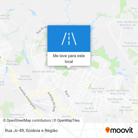Rua Jc-49 mapa
