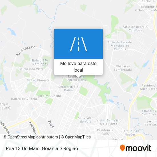 Rua 13 De Maio mapa
