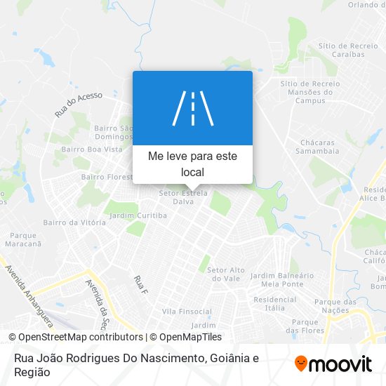 Rua João Rodrigues Do Nascimento mapa