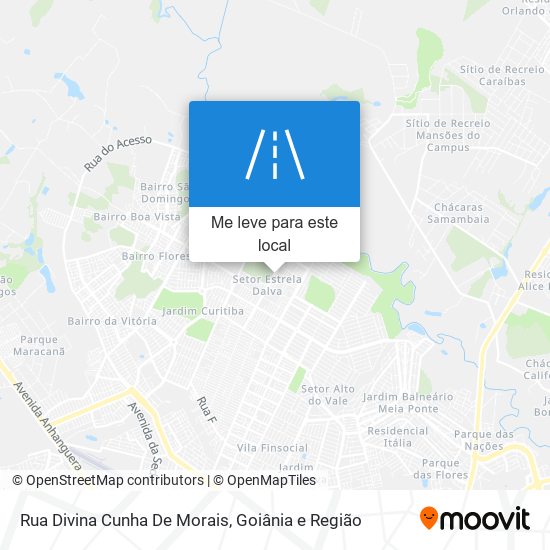 Rua Divina Cunha De Morais mapa