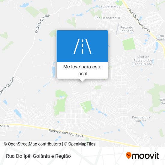 Rua Do Ipê mapa