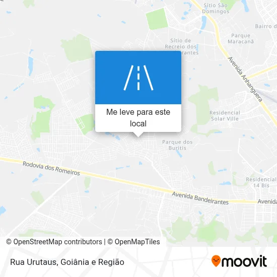 Rua Urutaus mapa