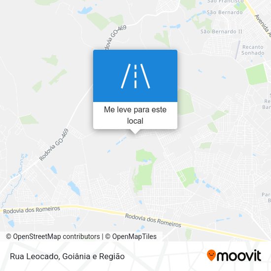 Rua Leocado mapa