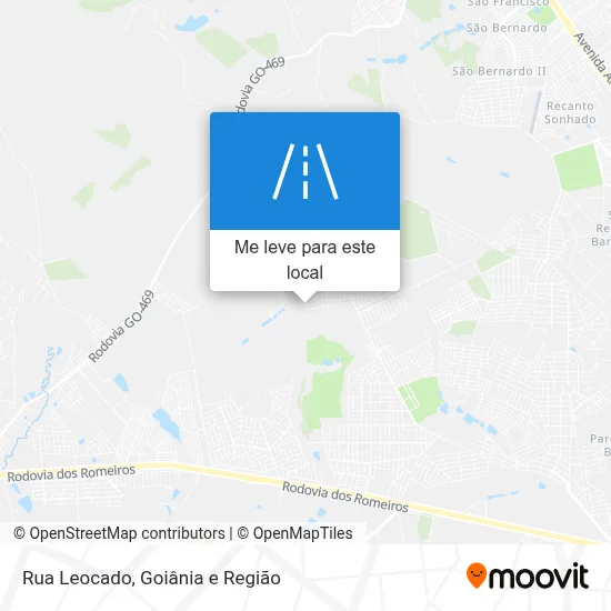 Rua Leocado mapa