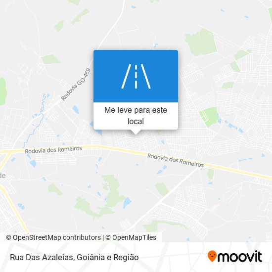 Rua Das Azaleias mapa