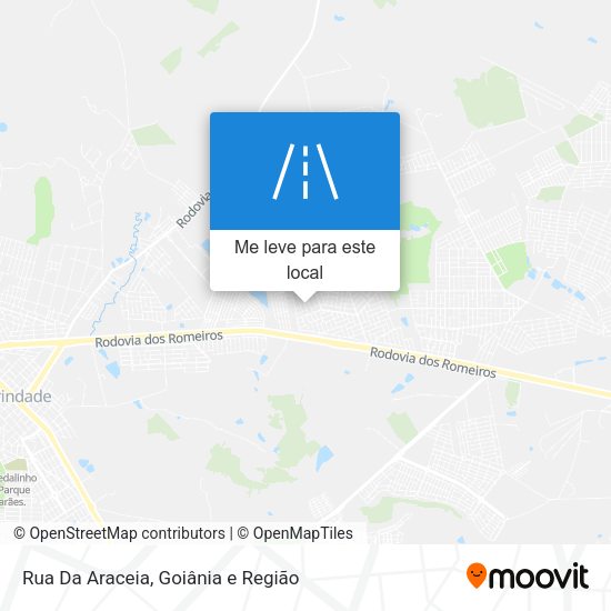 Rua Da Araceia mapa