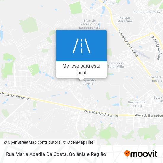 Rua Maria Abadia Da Costa mapa