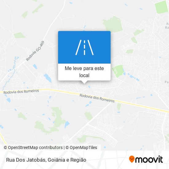 Rua Dos Jatobás mapa