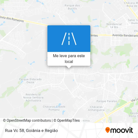 Rua Vc 58 mapa