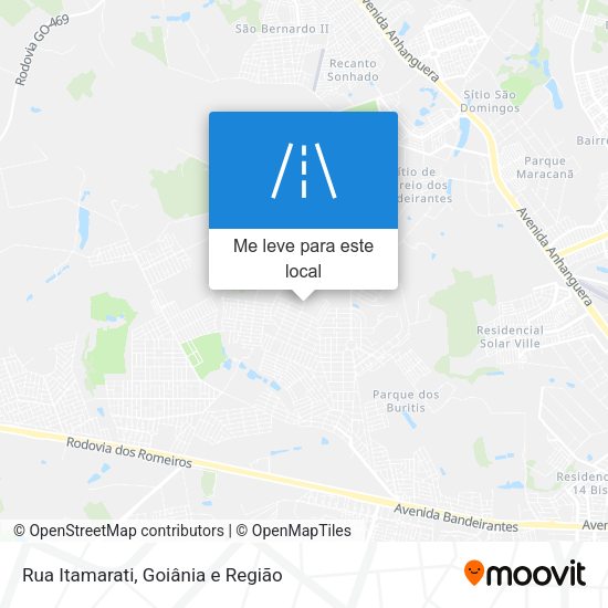 Rua Itamarati mapa