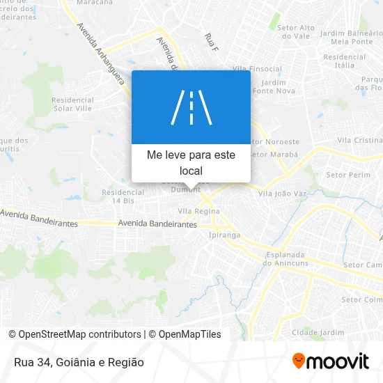 Rua 34 mapa