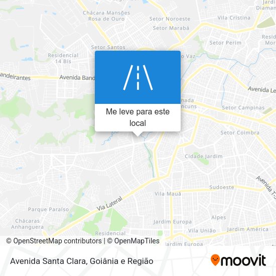 Avenida Santa Clara mapa