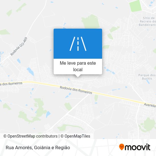 Rua Amorés mapa
