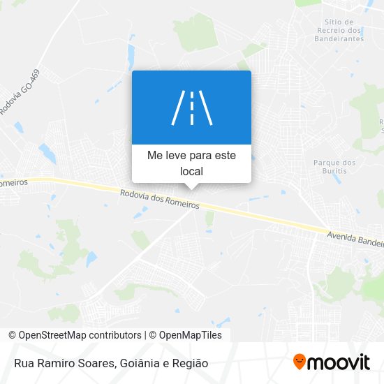 Rua Ramiro Soares mapa