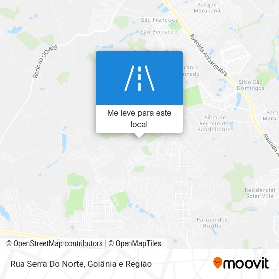 Rua Serra Do Norte mapa