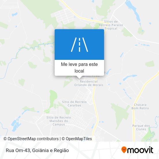Rua Om-43 mapa