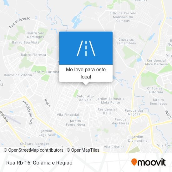 Rua Rb-16 mapa