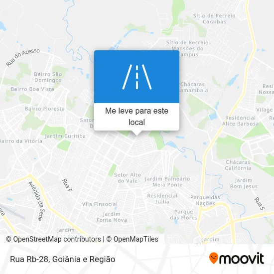Rua Rb-28 mapa