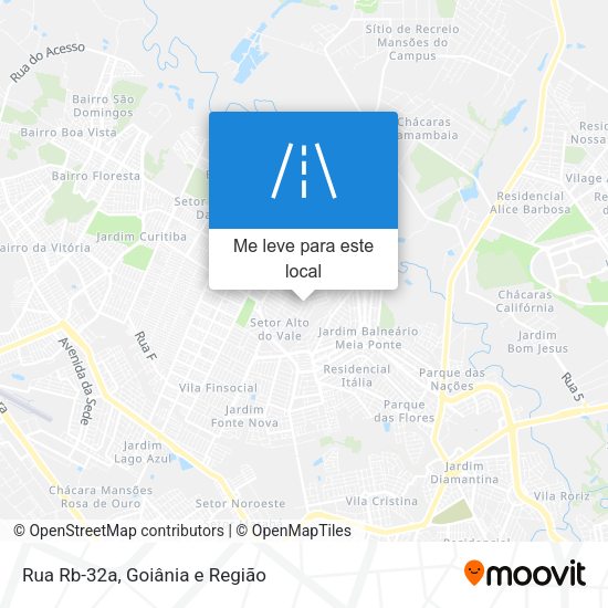 Rua Rb-32a mapa