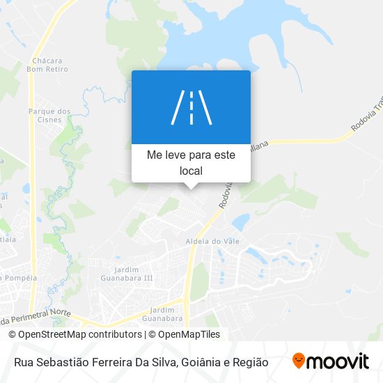 Rua Sebastião Ferreira Da Silva mapa