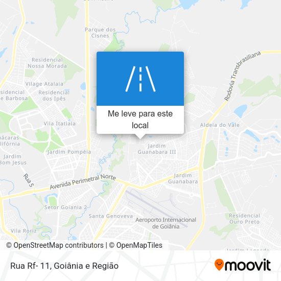 Rua Rf- 11 mapa