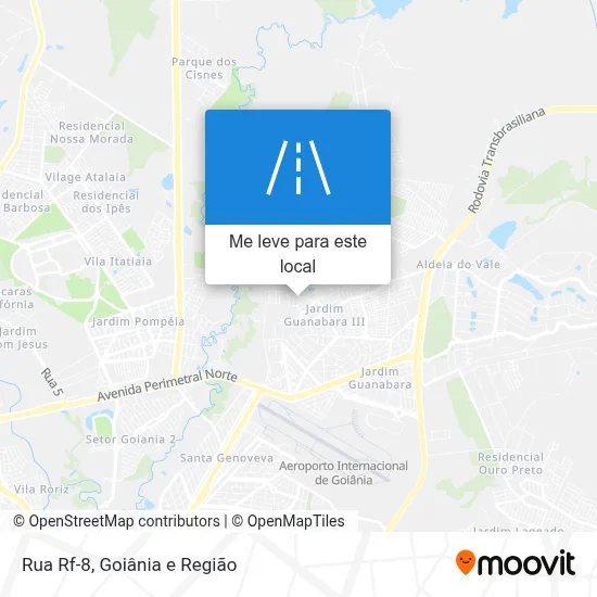 Rua Rf-8 mapa