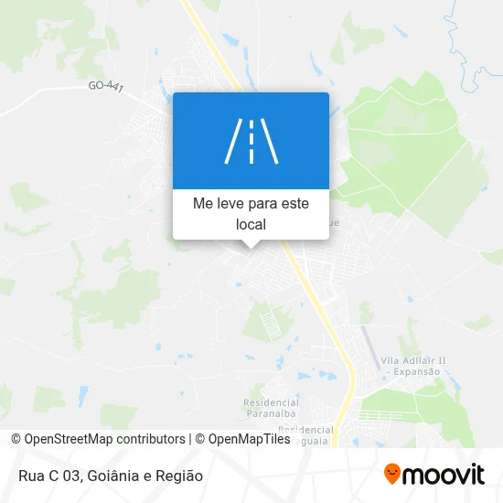 Rua C 03 mapa