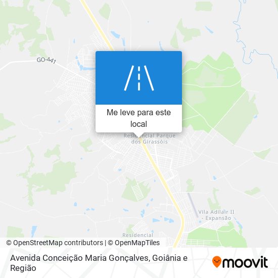 Avenida Conceição Maria Gonçalves mapa