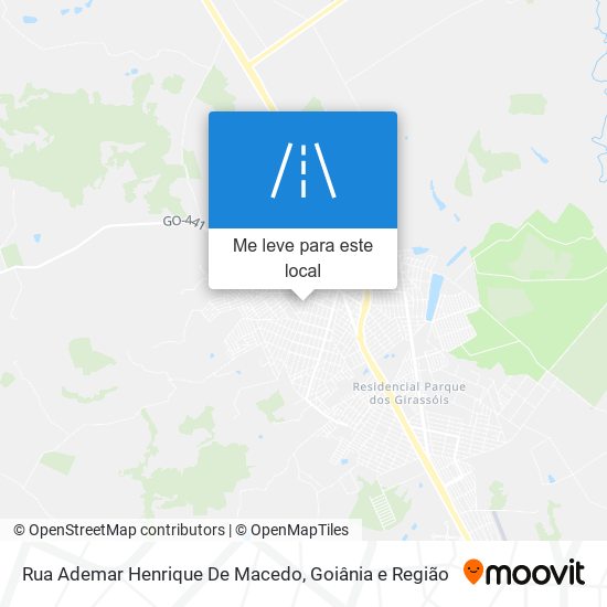 Rua Ademar Henrique De Macedo mapa