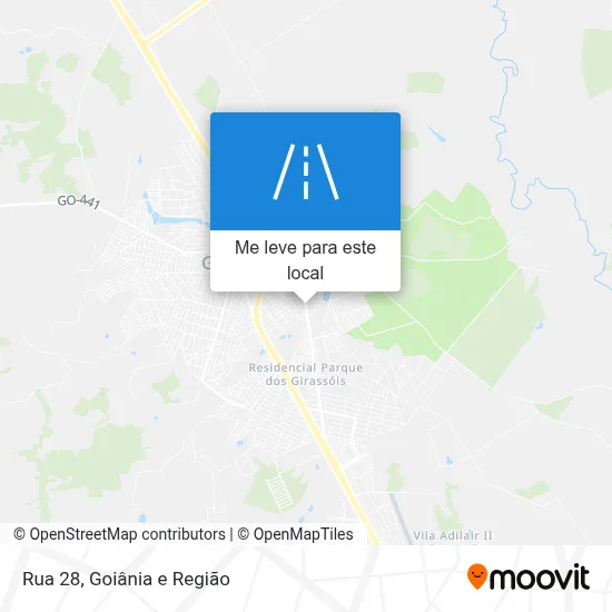 Rua 28 mapa