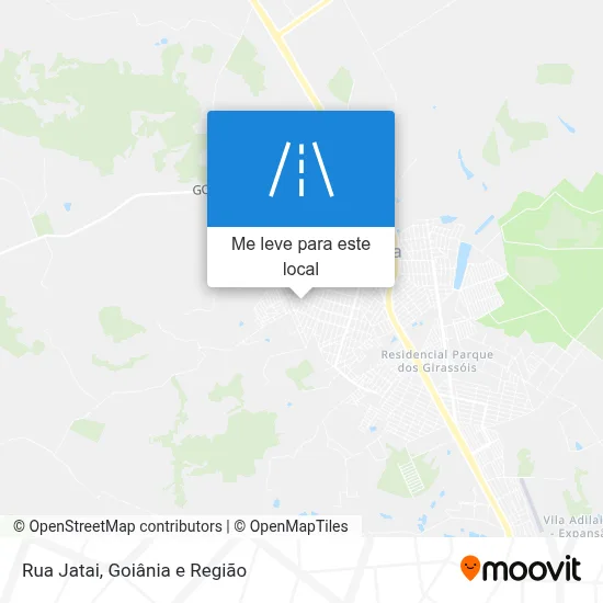 Rua Jatai mapa