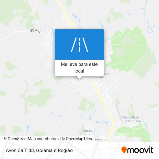 Avenida T 03 mapa