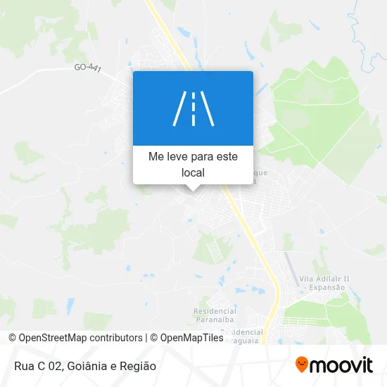 Rua C 02 mapa