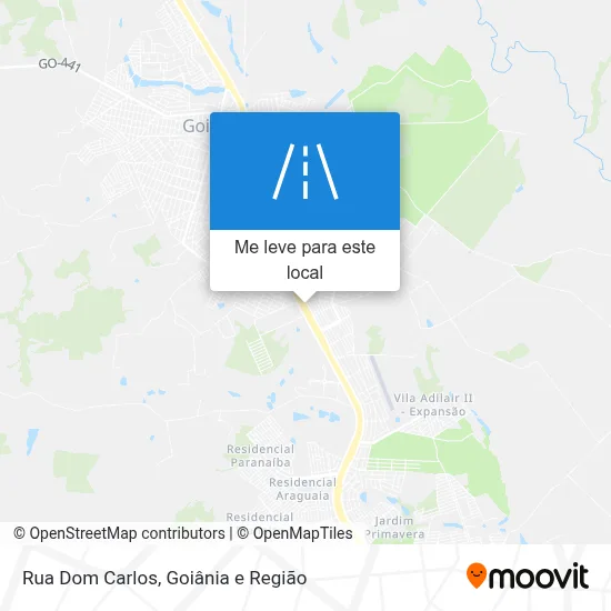 Rua Dom Carlos mapa